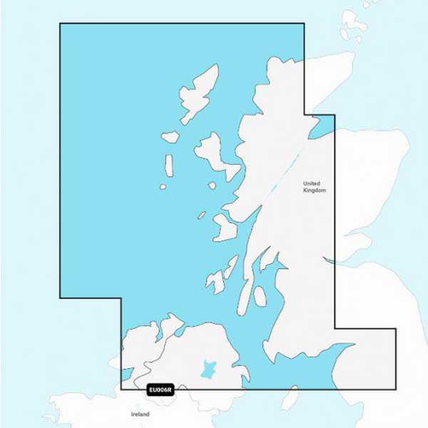 Navionics Msd Regular Eu006r Escocia Costa Occidental Chart Durchsichtig von Navionics