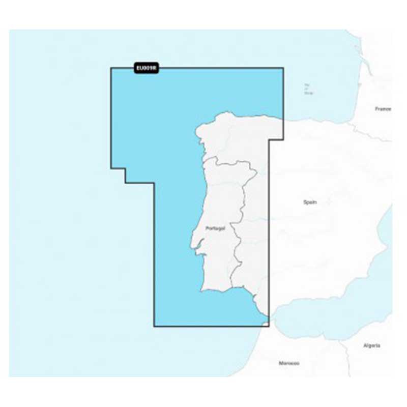 Navionics Naeu009r - Portugal And Spain Northwest Eu009r - Regular Map Durchsichtig von Navionics