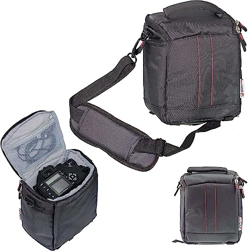 Navitech Schwarz DSLR SLR Kamera Tasche Kompatibel mit dem Panasonic HC-V808EG-K Full HD Camcorder von Navitech