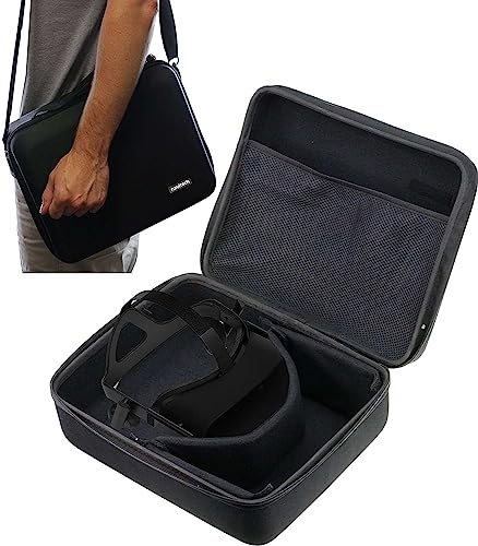 Navitech Schwarz Hartschalenetui Mit Schultergurt - Kompatibel mit dem HP Reverb G2 Virtual Reality Headset V2 Version Navitech Schwarz Hartschalenetui Mit Schultergurt - Kompatibel mit dem HP Reverb G2 Virtual Reality Headset V2 Version von Navitech