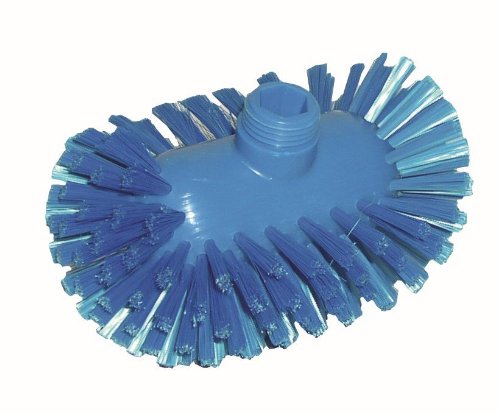 Navyline Bürstensystem - Igelbürste Bürste Igelform blau 200x140mm mittel ohne Wasserdurchlauf von Navyline
