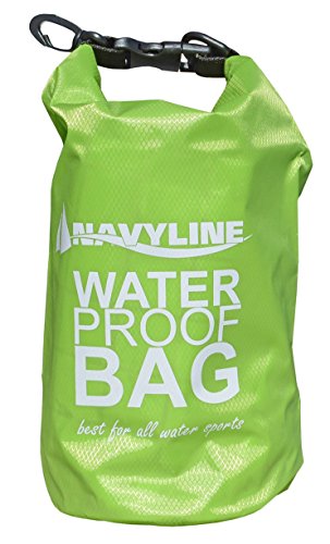 Navyline Ripstop Dry Bag - wasserdichter Rollbeutel Rollsack Seesack, Größe:5 Liter, Farbe:grün von Navyline
