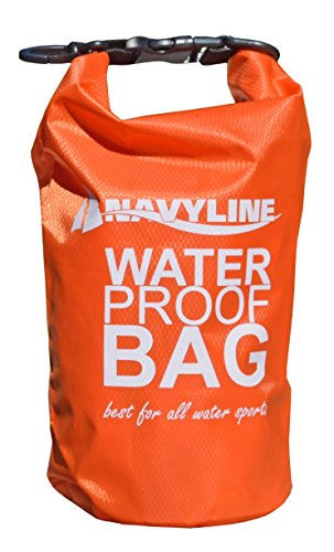 Navyline Ripstop Dry Bag - wasserdichter Rollbeutel Rollsack Seesack, Größe:10 Liter, Farbe:orange von Navyline