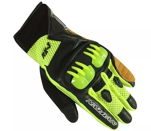 Nazran RX-3 2.0 Motorradhandschuhe Sommer Motorrad Handschuhe Schwarz/Fluo L von Nazran