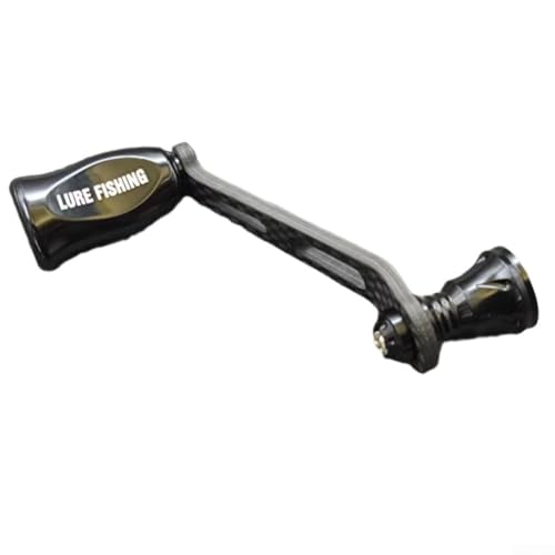 NbgrvB Power Handle for DAIWA for Fuego for SALAMANDURA Fishing Reel Carbon Single Handle with Knob, Fishing Reel Replacement Parts (Black) von NbgrvB