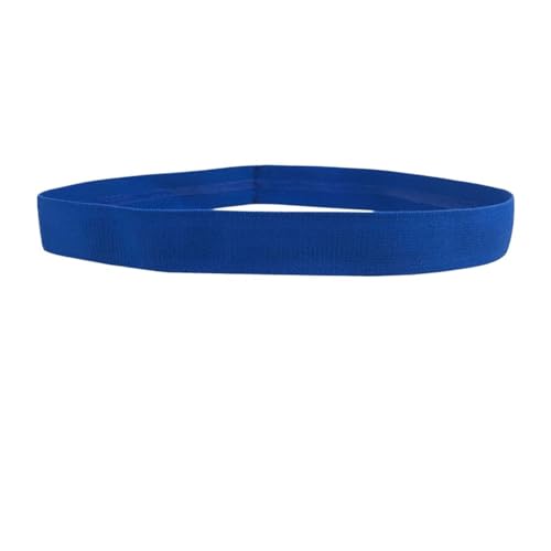 Männer Frauen Stirnband Sport Schweiß Haarbänder Stirn Schutz Laufen Fitness Yoga Tennis Elastisches Schweißband (Color : Blue) von NbiKe