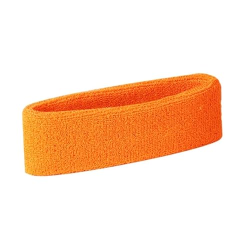 Sport-Stirnband, Laufkopfbedeckung, schweißabsorbierendes Stirnband, Basketball-Antitranspirant-Gürtel, Fitness-Schweißführungsgürtel (Color : Orange) von NbiKe