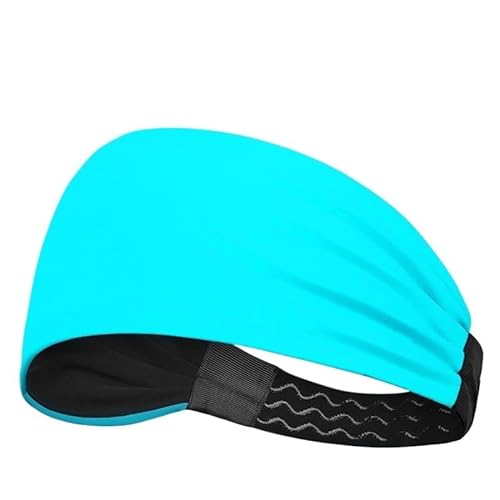 Sport-Stirnband for Damen, Fitness, schweißabsorbierend, breitkrempiges Stirnband, schweißabsorbierend, for Yoga, Laufen, Haarband (Size : Blueblack) von NbiKe
