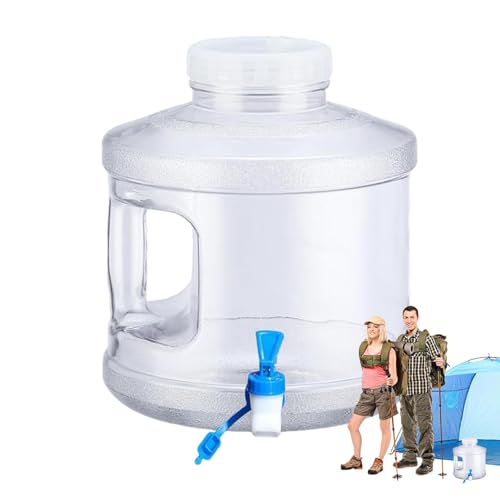 Neamou Wasserbehälter mit Zapfhahn,Camping-Wasserkrüge - 7,5 l tragbarer Wasserkanister mit Auslauf,Wassertank mit Schraubdeckel, multifunktionale Wasserspeicherbehälter für den Außenbereich von Neamou
