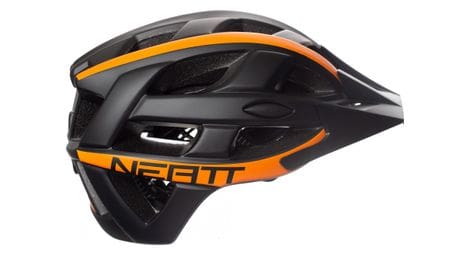 neatt basalte race mountainbike helm schwarz orange von Neatt