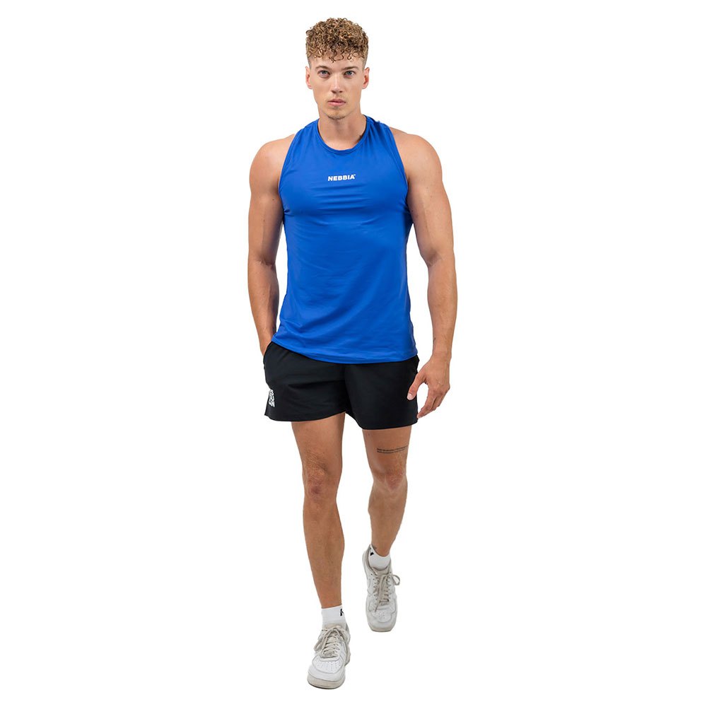 Nebbia Active Dynamic 349 Sleeveless T-shirt Blau L Mann von Nebbia