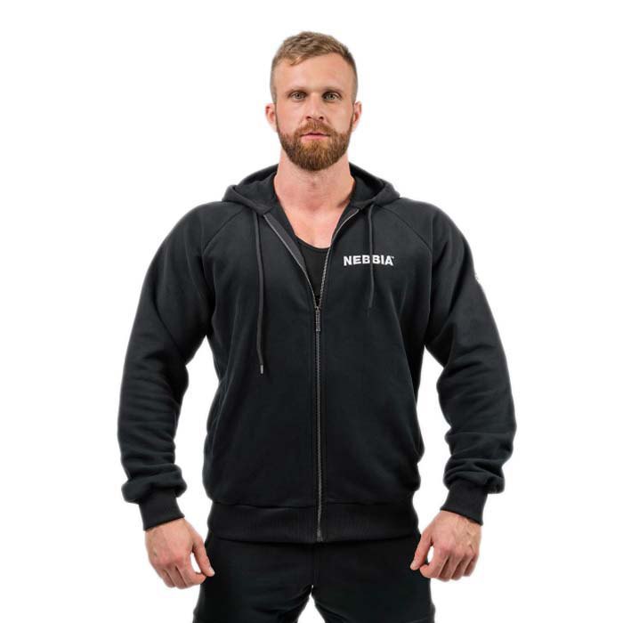 Nebbia Beyond Ordinary Full Zip Sweatshirt Schwarz XL Mann von Nebbia