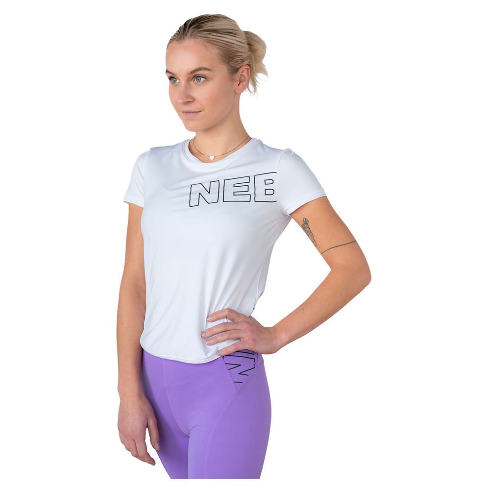 Nebbia Fit Activewear Functional 440 Short Sleeve T-shirt Weiß L Frau von Nebbia