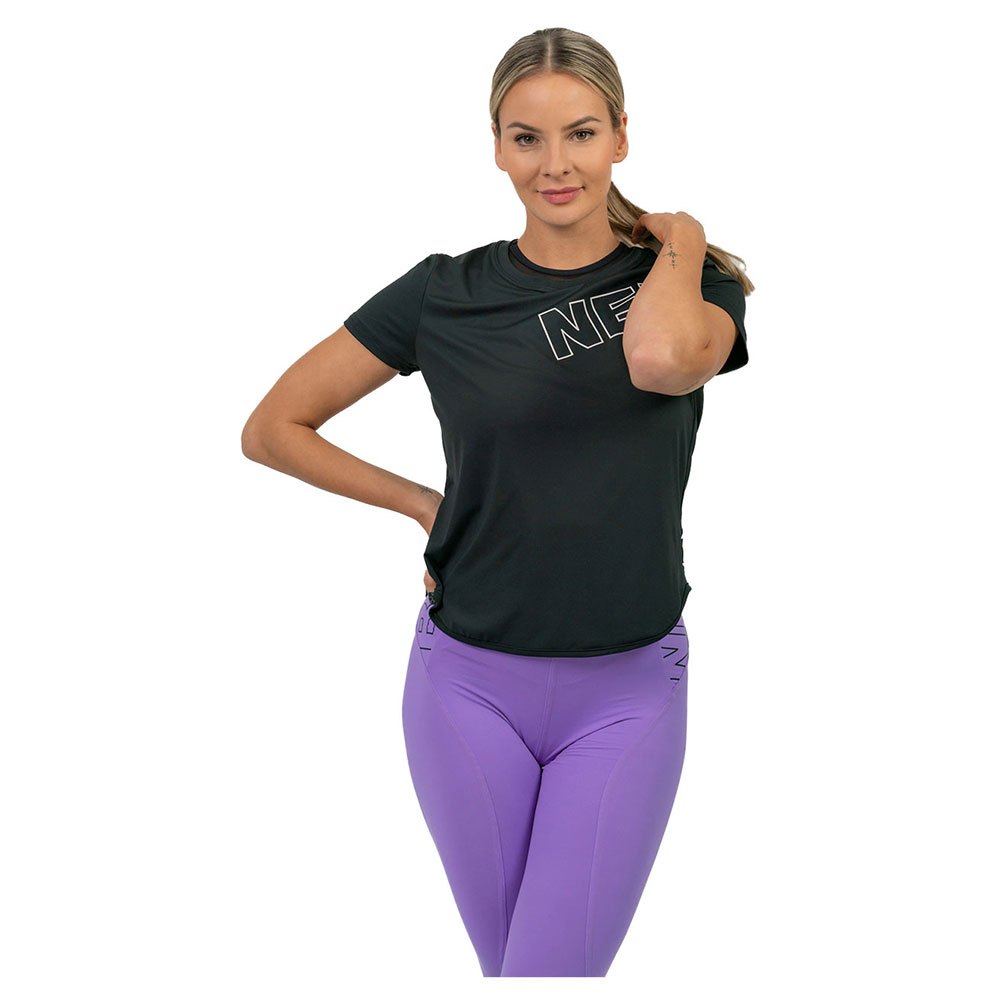 Nebbia Fit Activewear Functional 440 Short Sleeve T-shirt Lila XS Frau von Nebbia