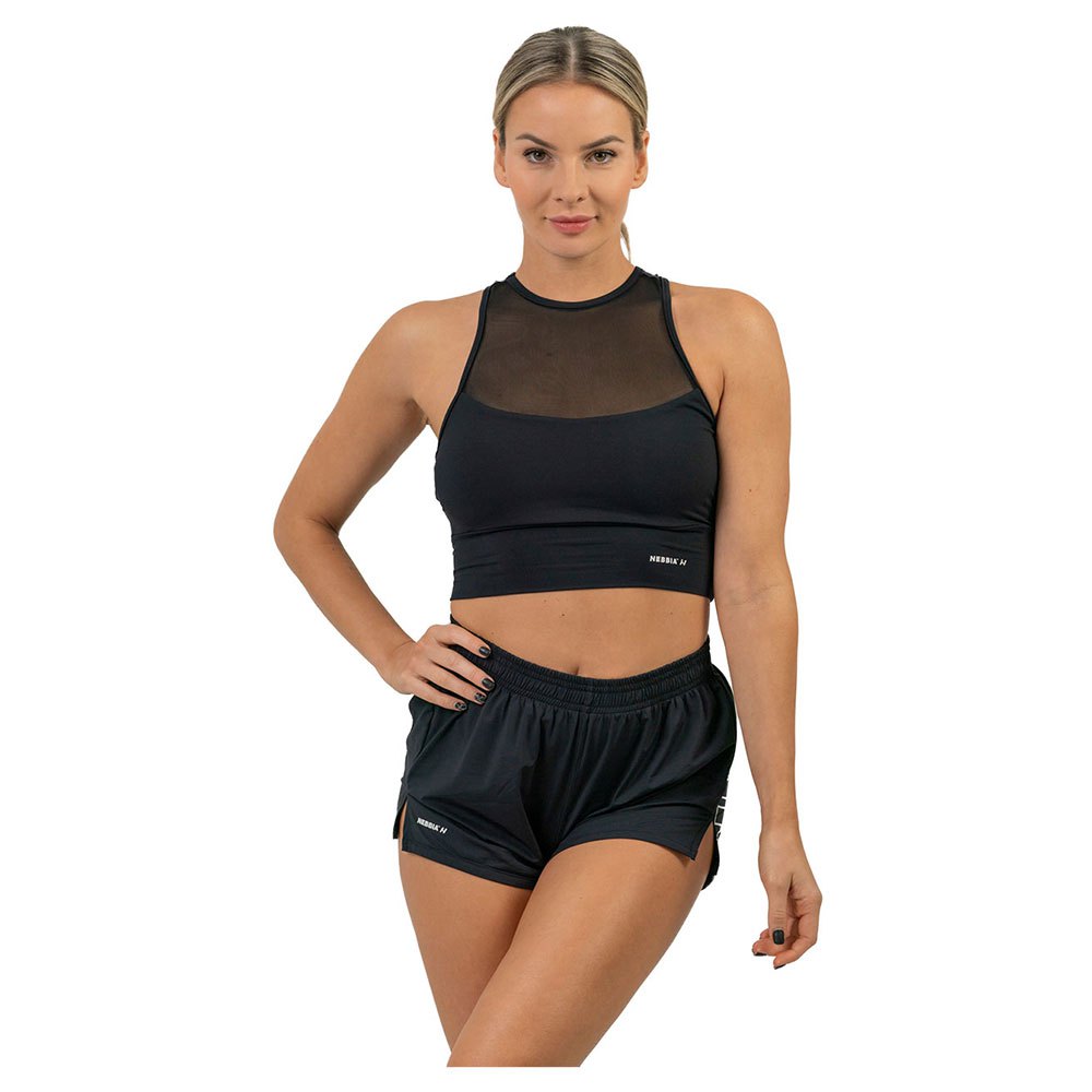 Nebbia Fit Activewear Smart Pocket 442 Shorts Schwarz XS Frau von Nebbia