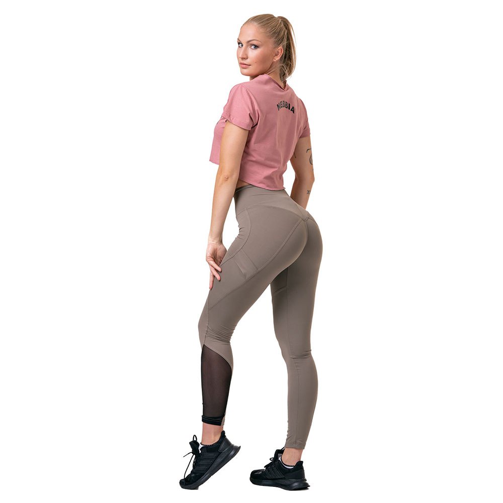 Nebbia Fit & Smart High Waist 572 Leggings Beige XS Frau von Nebbia