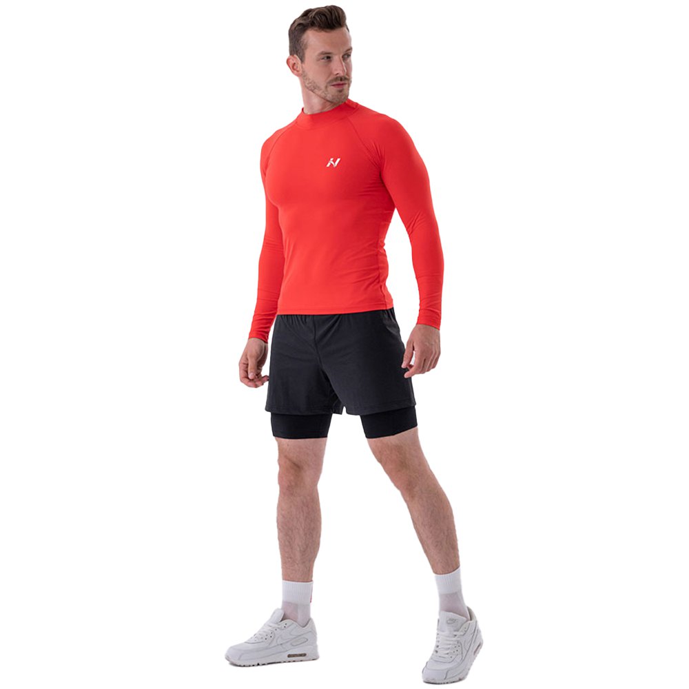 Nebbia Functional Active 328 Long Sleeve T-shirt Orange L Mann von Nebbia