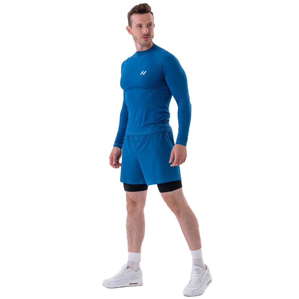 Nebbia Functional Active 328 Long Sleeve T-shirt Blau M Mann von Nebbia