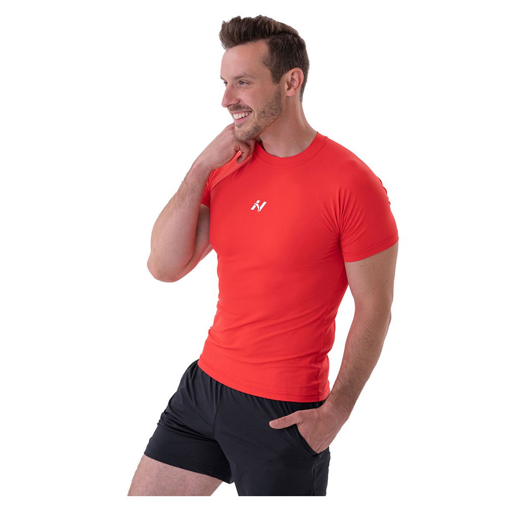 Nebbia Functional Slim-fit 324 Short Sleeve T-shirt Rot 2XL Mann von Nebbia