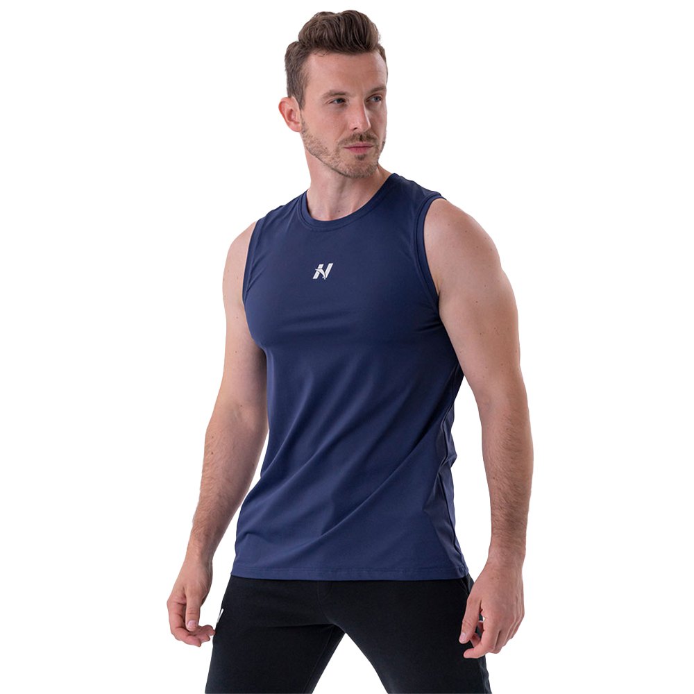 Nebbia Functional Sporty Power 322 Sleeveless T-shirt Blau XL Mann von Nebbia