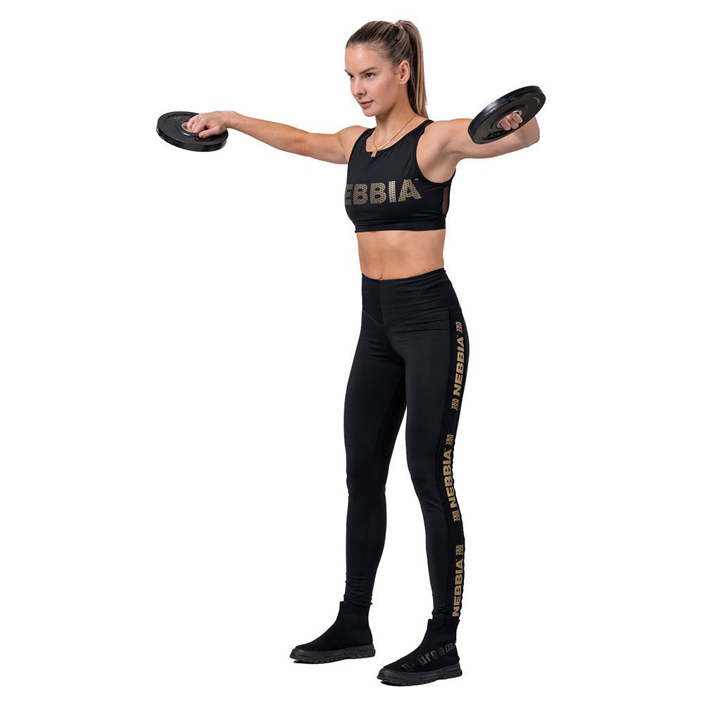 Nebbia Gold Classic 801 Leggings Schwarz M Frau von Nebbia