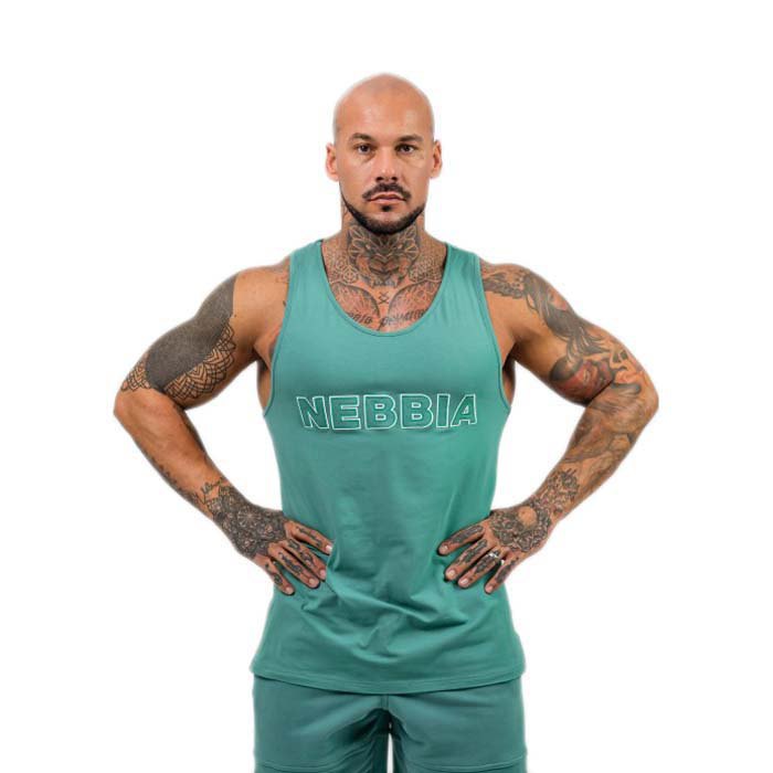 Nebbia Gym Strength Sleeveless T-shirt Grün XL Mann von Nebbia