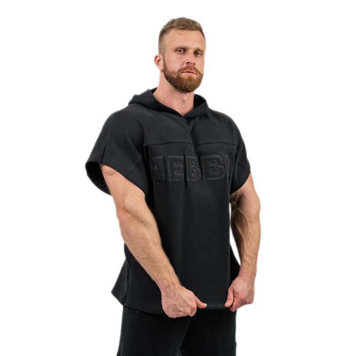 Nebbia Hooded Gym Rag Champion Short Sleeve T-shirt Schwarz L Mann von Nebbia