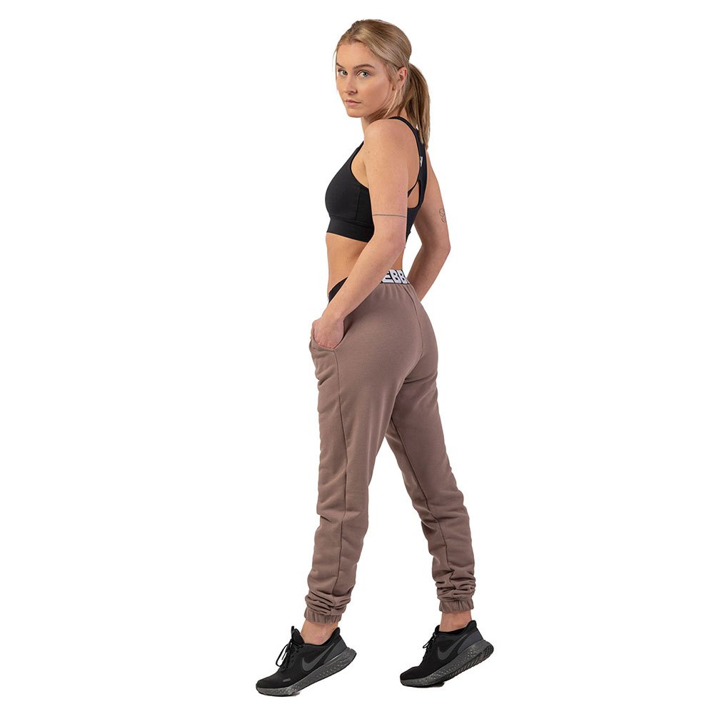 Nebbia Iconic Mid-waist 408 Tracksuit Pants Braun XS Frau von Nebbia