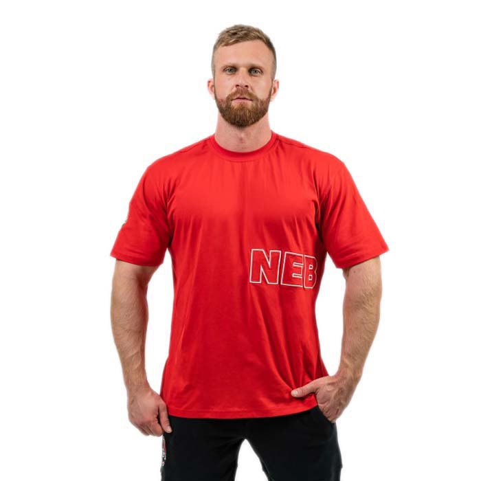Nebbia Loose Dedication Short Sleeve T-shirt Rot L Mann von Nebbia
