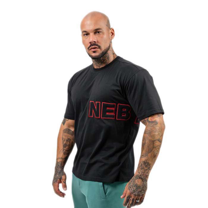 Nebbia Loose Dedication Short Sleeve T-shirt Schwarz M Mann von Nebbia