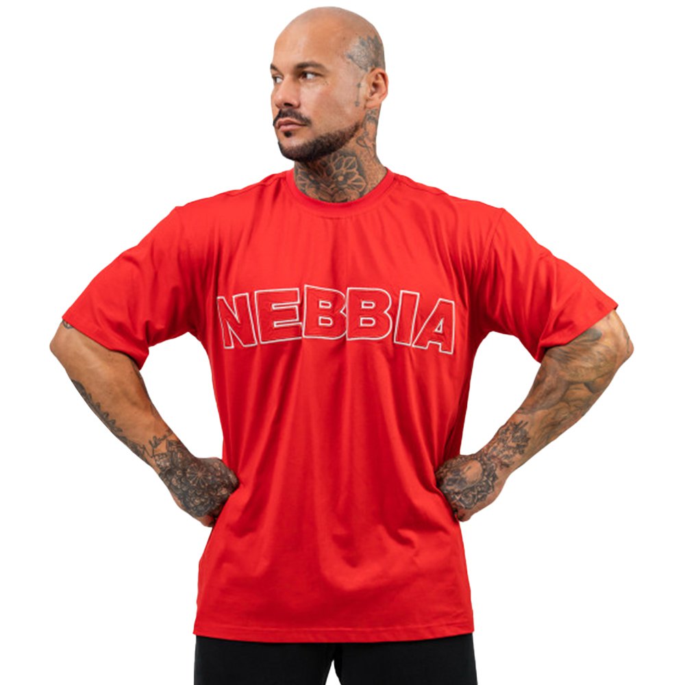 Nebbia Loose Legacy Short Sleeve T-shirt Rot 2XL Mann von Nebbia