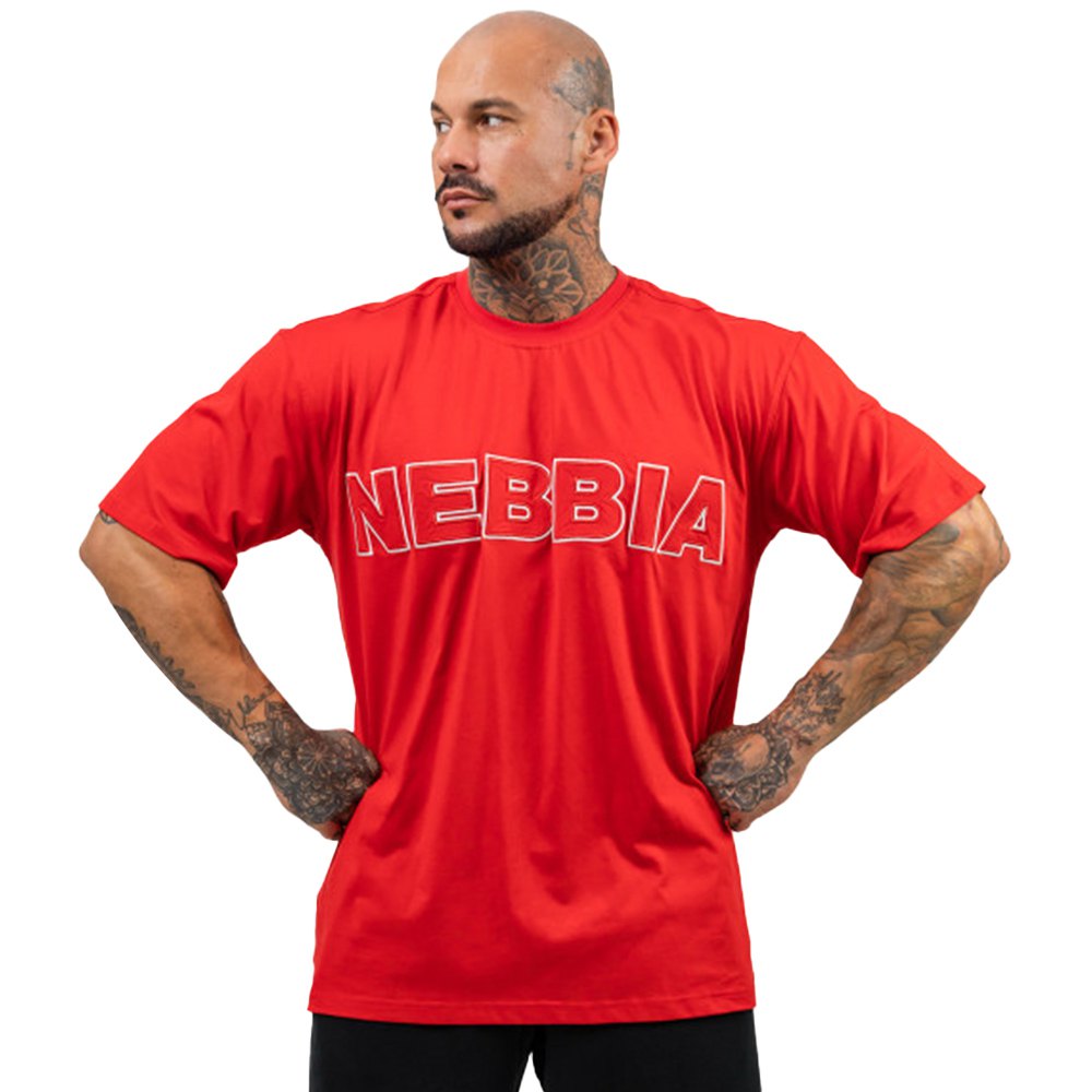 Nebbia Loose Legacy Short Sleeve T-shirt Rot XL Mann von Nebbia