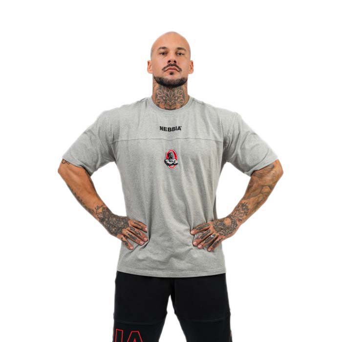 Nebbia Loose Legendary Short Sleeve T-shirt Grau 2XL Mann von Nebbia