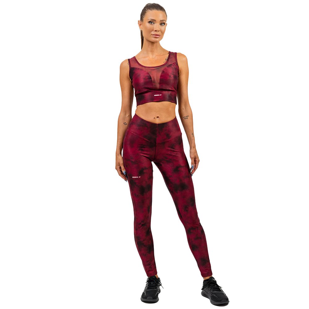 Nebbia Mesh Impact Leggings High Waist Rosa S Frau von Nebbia