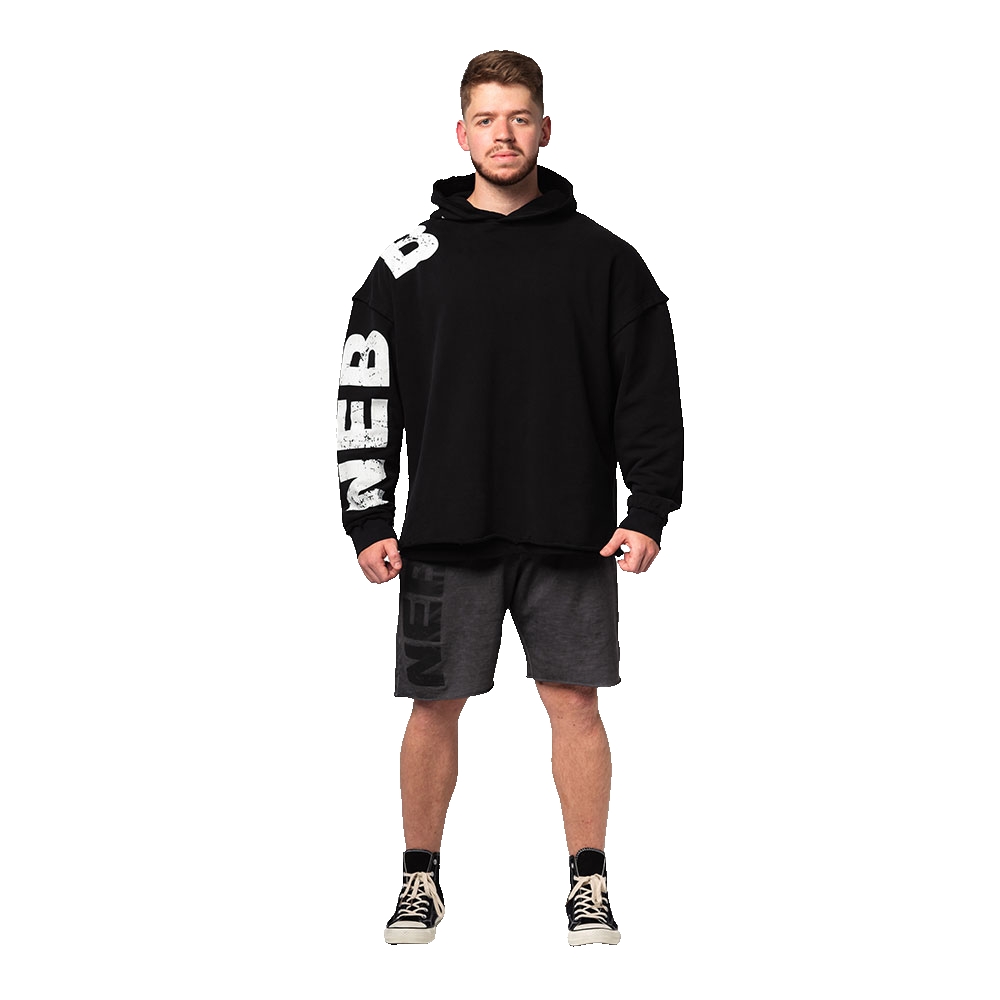 Nebbia Oversized Pullover No Bs 363 Hoodie Schwarz 2XL Mann von Nebbia