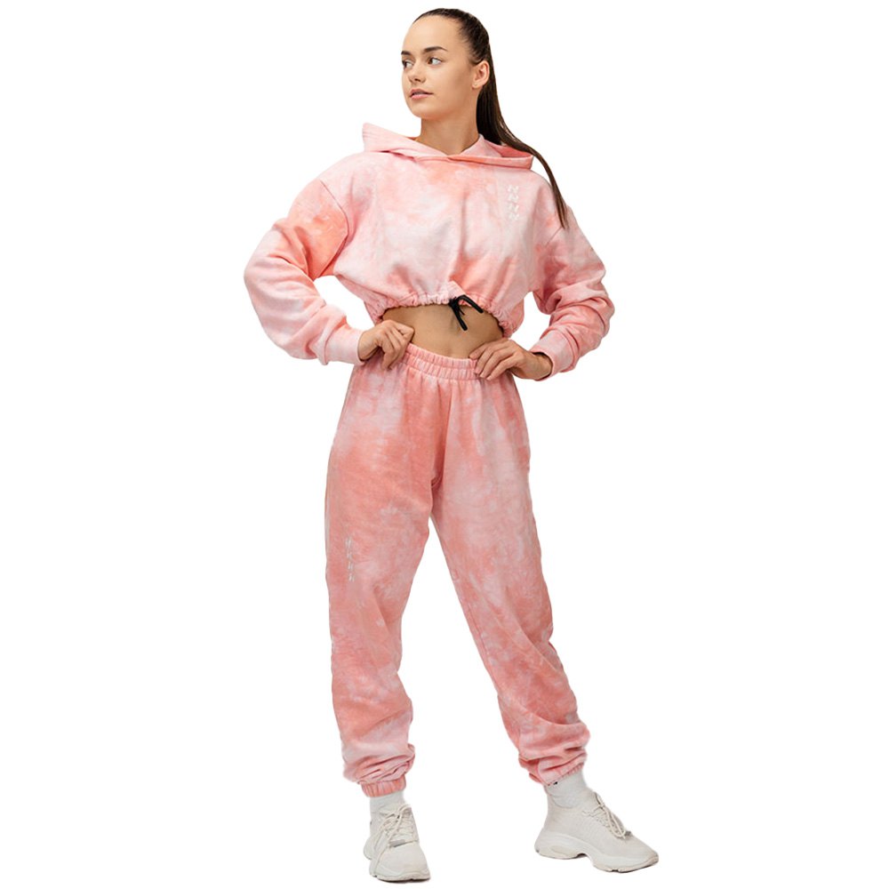 Nebbia Re-fresh Crop 591 Hoodie Rosa S Frau von Nebbia