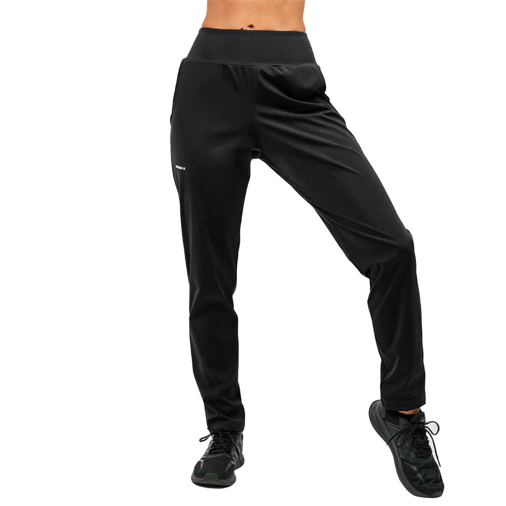 Nebbia Shiny Slim Fit Sleek Sweat Pants Schwarz L Frau von Nebbia