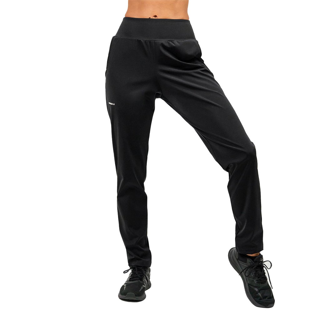 Nebbia Shiny Slim Fit Sleek Sweat Pants Schwarz M Frau von Nebbia