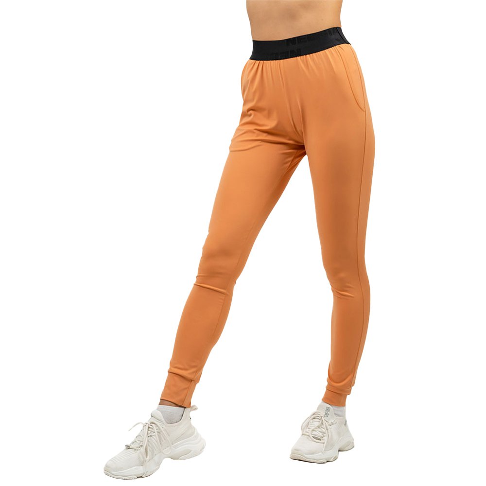 Nebbia Slim Fit Gym Spirit Leggings Orange M Frau von Nebbia