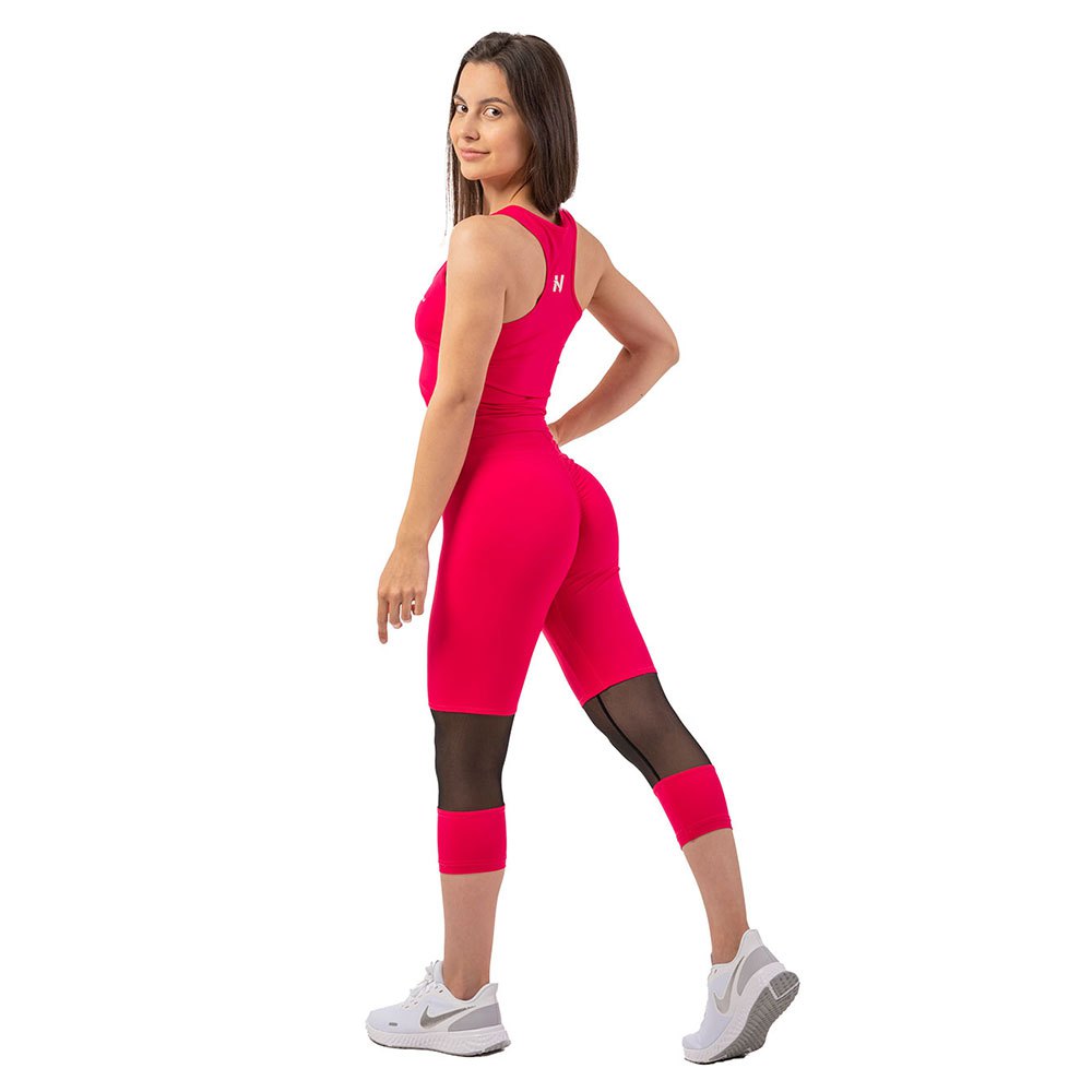 Nebbia Sporty Slim-fit Crop 422 Sports Top Rosa XS Frau von Nebbia