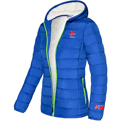 Nebulus Wattierte Jacke GLOWFUR Damen (Model: P4838 - Damen, Kobalt; Größe: M(38)) FBA von Nebulus