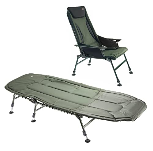 Cormoran Angelliege + Angelstuhl Campingset 6-Bein Liege + Stuhl von Nein