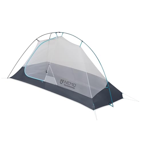 NEMO Equipment Hornet Elite OSMO Ultraleichtes Rucksackzelt – Aluminium/Stormy Night – 1 Person von Nemo