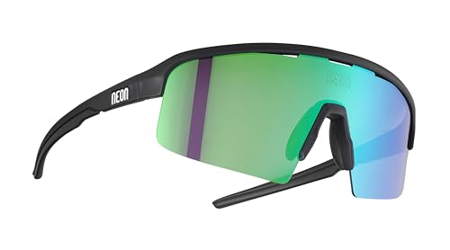 Neon Damen-Sonnenbrille Arrow 2.0 - Black Matt, Mirrortronic Green von Neon