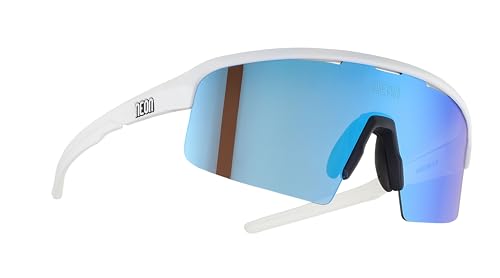 Neon Damen-Sonnenbrille Arrow 2.0 - White Matt, Mirrortronic Blue von Neon