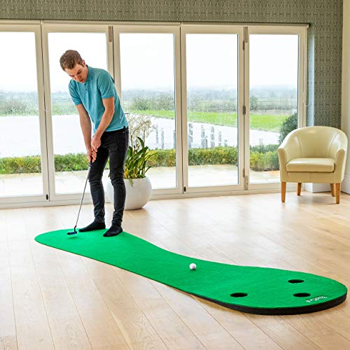 FORB Golf Puttingmatte für zu Hause - Golf Übungsmatte - Golf Puttingmatte (3m) von FORB
