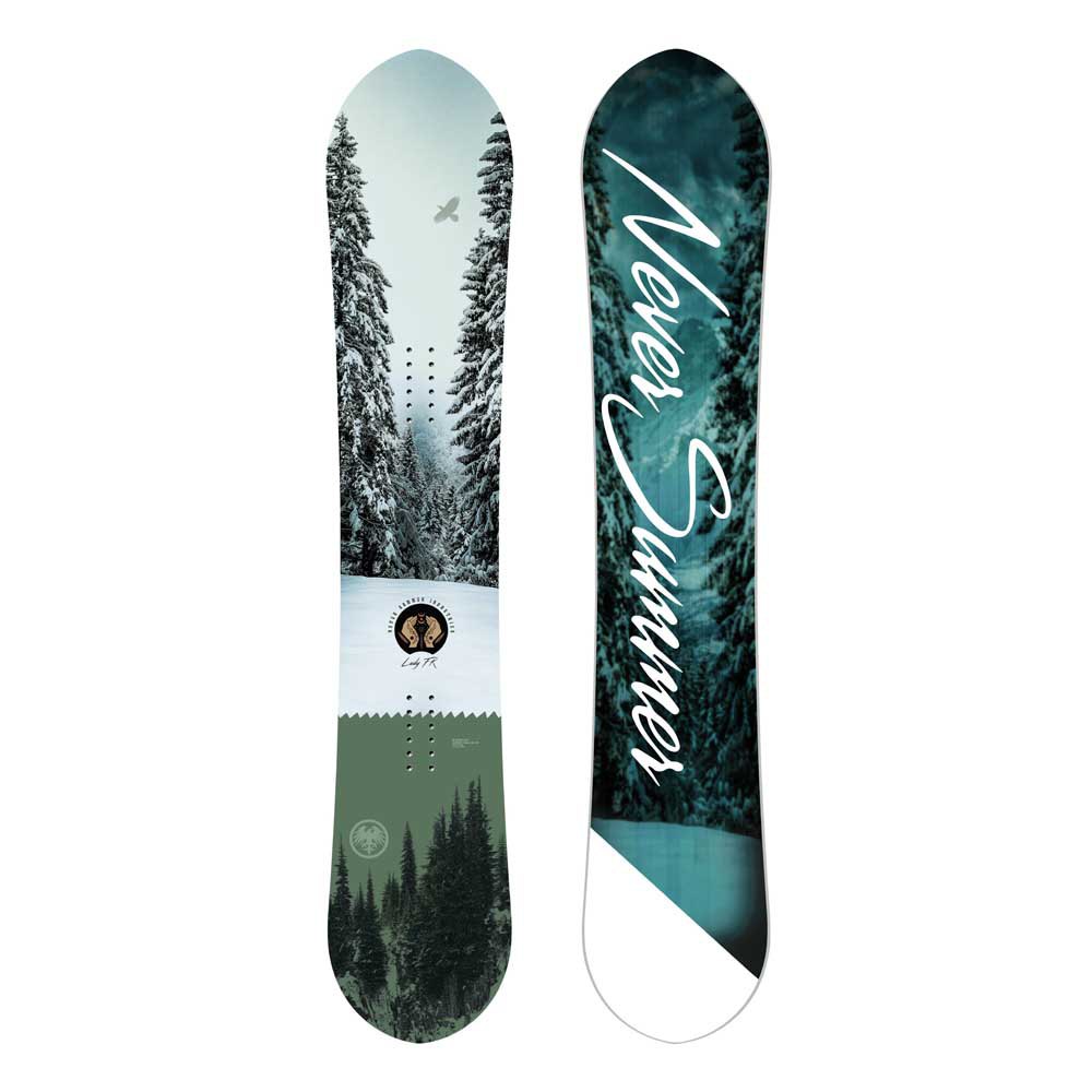 Never Summer Lady Fr Snowboard Grün 153 von Never Summer