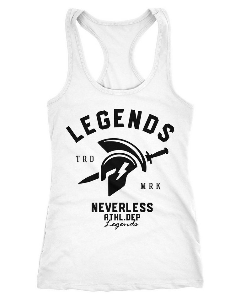 Neverless Tanktop Cooles Damen T-Shirt Legends Sparta Gladiator Gym Athletics Sport Fitness Neverless® von Neverless
