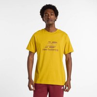 NEW BALANCE Herren Shirt Sport Essentials Speckle Logo T-Shirt von New Balance