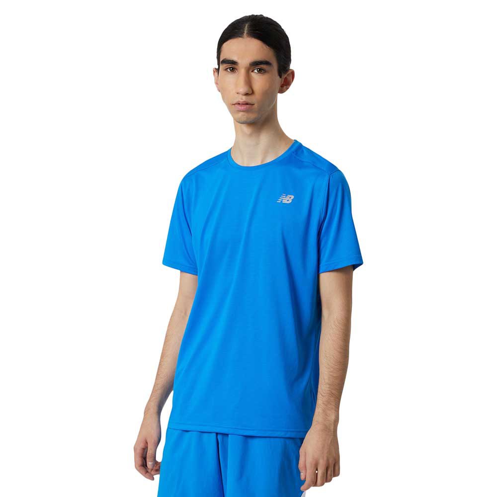 New Balance Accelerate Short Sleeve T-shirt Blau M Mann von New Balance